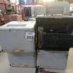 LOTE 203 - 03 IMPRESSORAS MODELO HL-L8350CDW E 01 IMPRESSORA MODELO JETP4015N MARCA HP. (NO ESTADO) ATENÇÃO! FAZER A VISITAÇÃO ANTES DE ARREMATAR, NÃO SABEMOS SE FUNCIONA, LEILÃO NÃO TEM GARANTIA E NEM DEVOLUÇÃO, SUJEITO A POSSÍVEIS AVARIAS VISÍVEIS/OCULTAS E/OU AUSÊNCIA DE COMPONENTES.