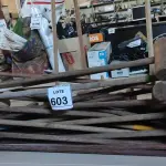 LOTE 603 - 01 LOTE COM GRANDE QUANTIDADE DE TACOS E BOLAS DE CROQUETE COM 3 CARRINHOS DE MADEIRA.  (NO ESTADO) ATENÇÃO! FAZER A VISITAÇÃO ANTES DE ARREMATAR, NÃO SABEMOS SE FUNCIONA, LEILÃO NÃO TEM GARANTIA E NEM DEVOLUÇÃO, SUJEITO A POSSÍVEIS AVARIAS VISÍVEIS/OCULTAS E/OU AUSÊNCIA DE COMPONENTES.