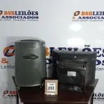 LOTE 202 - 01 FRAGMENTADORA MARCA DUOTEC E 01 TV DE TUBO MARCA SAMSUNG. (NO ESTADO) ATENÇÃO! FAZER A VISITAÇÃO ANTES DE ARREMATAR, NÃO SABEMOS SE FUNCIONA, LEILÃO NÃO TEM GARANTIA E NEM DEVOLUÇÃO, SUJEITO A POSSÍVEIS AVARIAS VISÍVEIS/OCULTAS E/OU AUSÊNCIA DE COMPONENTES.