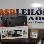 LOTE 005 - 01 IMPRESSORA MULTIFUNCIONAL PIXMA 63160 MARCA CANON. (NO ESTADO) ATENÇÃO! FAZER A VISITAÇÃO ANTES DE ARREMATAR, NÃO SABEMOS SE FUNCIONA, LEILÃO NÃO TEM GARANTIA E NEM DEVOLUÇÃO, SUJEITO A POSSÍVEIS AVARIAS VISÍVEIS/OCULTAS E/OU AUSÊNCIA DE COMPONENTES.