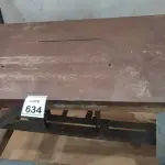 LOTE 634 - 01 BANCADA DE FERRO PARA MARCENARIA.  (NO ESTADO) ATENÇÃO! FAZER A VISITAÇÃO ANTES DE ARREMATAR, NÃO SABEMOS SE FUNCIONA, LEILÃO NÃO TEM GARANTIA E NEM DEVOLUÇÃO, SUJEITO A POSSÍVEIS AVARIAS VISÍVEIS/OCULTAS E/OU AUSÊNCIA DE COMPONENTES.
