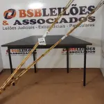 LOTE 566 - 05 VARAS DE BAMBU. (NO ESTADO) ATENÇÃO! FAZER A VISITAÇÃO ANTES DE ARREMATAR, NÃO SABEMOS SE FUNCIONA, LEILÃO NÃO TEM GARANTIA E NEM DEVOLUÇÃO, SUJEITO A POSSÍVEIS AVARIAS VISÍVEIS/OCULTAS E/OU AUSÊNCIA DE COMPONENTES.