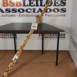 05 VARAS DE BAMBU. (NO ESTADO) ATENÇÃO! FAZER A VISITAÇÃO ANTES DE ARREMATAR, NÃO SABEMOS SE FUNCIONA, LEILÃO NÃO TEM GARANTIA E NEM DEVOLUÇÃO, SUJEITO A POSSÍVEIS AVARIAS VISÍVEIS/OCULTAS E/OU AUSÊNCIA DE COMPONENTES.