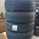 LOTE 640 - 04 PNEUS PARA CAMINHONETE 225/65 ARO 17 USADOS.  (NO ESTADO) ATENÇÃO! FAZER A VISITAÇÃO ANTES DE ARREMATAR, NÃO SABEMOS SE FUNCIONA, LEILÃO NÃO TEM GARANTIA E NEM DEVOLUÇÃO, SUJEITO A POSSÍVEIS AVARIAS VISÍVEIS/OCULTAS E/OU AUSÊNCIA DE COMPONENTES.