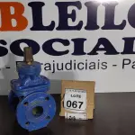 LOTE 067 - 01 VÁLVULA GLOBO. (NO ESTADO) ATENÇÃO! FAZER A VISITAÇÃO ANTES DE ARREMATAR, NÃO SABEMOS SE FUNCIONA, LEILÃO NÃO TEM GARANTIA E NEM DEVOLUÇÃO, SUJEITO A POSSÍVEIS AVARIAS VISÍVEIS/OCULTAS E/OU AUSÊNCIA DE COMPONENTES.