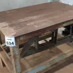 LOTE 634 - 01 BANCADA DE FERRO PARA MARCENARIA.  (NO ESTADO) ATENÇÃO! FAZER A VISITAÇÃO ANTES DE ARREMATAR, NÃO SABEMOS SE FUNCIONA, LEILÃO NÃO TEM GARANTIA E NEM DEVOLUÇÃO, SUJEITO A POSSÍVEIS AVARIAS VISÍVEIS/OCULTAS E/OU AUSÊNCIA DE COMPONENTES.