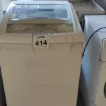 LOTE 414 - 01 MÁQUINA DE LAVAR ROUPAS BRASTEMP 6KG 127V. (NO ESTADO) ATENÇÃO! FAZER A VISITAÇÃO ANTES DE ARREMATAR, NÃO SABEMOS SE FUNCIONA. LEILÃO NÃO TEM GARANTIA E NEM DEVOLUÇÃO, SUJEITO A POSSÍVEIS AVARIAS VISÍVEIS/OCULTAS E/OU AUSÊNCIA DE COMPONENTES.