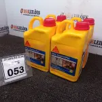 LOTE 053 - 04 CHAPISCOS PLUS COM 3,6L MARCA SIKA.   (NO ESTADO) ATENÇÃO! FAZER A VISITAÇÃO ANTES DE ARREMATAR, NÃO SABEMOS SE FUNCIONA. LEILÃO NÃO TEM GARANTIA E NEM DEVOLUÇÃO, SUJEITO A POSSÍVEIS AVARIAS VISÍVEIS/OCULTAS E/OU AUSÊNCIA DE COMPONENTES.