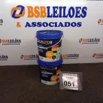 LOTE 051 - 02 TINTAS PARA INTERIORES COM 3,6L CADA NA COR AMARELO SOL MACA QUALITEX.  (NO ESTADO) ATENÇÃO! FAZER A VISITAÇÃO ANTES DE ARREMATAR, NÃO SABEMOS SE FUNCIONA. LEILÃO NÃO TEM GARANTIA E NEM DEVOLUÇÃO, SUJEITO A POSSÍVEIS AVARIAS VISÍVEIS/OCULTAS E/OU AUSÊNCIA DE COMPONENTES.