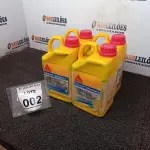 LOTE 002 - 04 ADITIVOS PLASTIFICANTE PARA ARGAMASSA DE ASSENTAMENTO E REBOCO COM 3,6L MARCA SIKA.  (NO ESTADO) ATENÇÃO! FAZER A VISITAÇÃO ANTES DE ARREMATAR, NÃO SABEMOS SE FUNCIONA. LEILÃO NÃO TEM GARANTIA E NEM DEVOLUÇÃO, SUJEITO A POSSÍVEIS AVARIAS VISÍVEIS/OCULTAS E/OU AUSÊNCIA DE COMPONENTES.