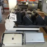 LOTE 226 - 08 SCANNERS DE MARCAS E MODELOS DIVERASO. (NO ESTADO) ATENÇÃO! FAZER A VISITAÇÃO ANTES DE ARREMATAR, NÃO SABEMOS SE FUNCIONA, LEILÃO NÃO TEM GARANTIA E NEM DEVOLUÇÃO, SUJEITO A POSSÍVEIS AVARIAS VISÍVEIS/OCULTAS E/OU AUSÊNCIA DE COMPONENTES.