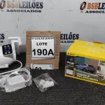 LOTE 190 - CÂMERA DUPLA IP WIFI INTELIGENTE EXTERNA APPS YOOSEE  ALTO FALANTE MICROFONE GIRA 360GRAUS COM LEDES BRANCO FOTOSSENSÍVEL 1080P. (NO ESTADO) ATENÇÃO! FAZER A VISITAÇÃO ANTES DE ARREMATAR, NÃO SABEMOS SE FUNCIONA, LEILÃO NÃO TEM GARANTIA E NEM DEVOLUÇÃO, SUJEITO A POSSÍVEIS AVARIAS VISÍVEIS/OCULTAS E/OU AUSÊNCIA DE COMPONENTES.  