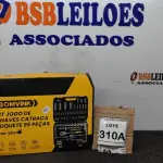 LOTE 310 - KIT JOGO DE CHAVES CATRACA SOQUETE 95 PEÇAS COM MATELA. (NO ESTADO) ATENÇÃO! FAZER A VISITAÇÃO ANTES DE ARREMATAR, NÃO SABEMOS SE FUNCIONA, LEILÃO NÃO TEM GARANTIA E NEM DEVOLUÇÃO, SUJEITO A POSSÍVEIS AVARIAS VISÍVEIS/OCULTAS E/OU AUSÊNCIA DE COMPONENTES. 