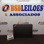 LOTE 248 - 01 NOTEBOOK MARCA LENOVO. (NO ESTADO) ATENÇÃO! FAZER A VISITAÇÃO ANTES DE ARREMATAR, NÃO SABEMOS SE FUNCIONA, LEILÃO NÃO TEM GARANTIA E NEM DEVOLUÇÃO, SUJEITO A POSSÍVEIS AVARIAS VISÍVEIS/OCULTAS E/OU AUSÊNCIA DE COMPONENTES.