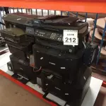 LOTE 212 - 06 IMPRESSORAS DE MARCAS E MODELOS DIVERSOS. (NO ESTADO) ATENÇÃO! FAZER A VISITAÇÃO ANTES DE ARREMATAR, NÃO SABEMOS SE FUNCIONA, LEILÃO NÃO TEM GARANTIA E NEM DEVOLUÇÃO, SUJEITO A POSSÍVEIS AVARIAS VISÍVEIS/OCULTAS E/OU AUSÊNCIA DE COMPONENTES.