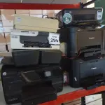 LOTE 299 - 08 IMPRESSORAS DE MARCAS E MODELOS DIVERSOS. (NO ESTADO) ATENÇÃO! FAZER A VISITAÇÃO ANTES DE ARREMATAR, NÃO SABEMOS SE FUNCIONA, LEILÃO NÃO TEM GARANTIA E NEM DEVOLUÇÃO, SUJEITO A POSSÍVEIS AVARIAS VISÍVEIS/OCULTAS E/OU AUSÊNCIA DE COMPONENTES.