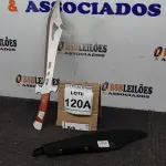 LOTE 120 - FACÃO  IMPORTADA AÇO INOXIDÁVEL CABO EM MADEIRA  FULL TANG BAINHA DE NYLON TAMANHO TOTAL 50CM PESO 526G JÁ AFIADA. (NO ESTADO) ATENÇÃO! FAZER A VISITAÇÃO ANTES DE ARREMATAR, NÃO SABEMOS SE FUNCIONA, LEILÃO NÃO TEM GARANTIA E NEM DEVOLUÇÃO, SUJEITO A POSSÍVEIS AVARIAS VISÍVEIS/OCULTAS E/OU AUSÊNCIA DE COMPONENTES.  