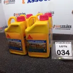LOTE 034 - 04 ADITIVOS PLASTIFICANTE PARA ARGAMASSA DE ASSENTAMENTO E REBOCO COM 3,6L MARCA SIKA.  (NO ESTADO) ATENÇÃO! FAZER A VISITAÇÃO ANTES DE ARREMATAR, NÃO SABEMOS SE FUNCIONA. LEILÃO NÃO TEM GARANTIA E NEM DEVOLUÇÃO, SUJEITO A POSSÍVEIS AVARIAS VISÍVEIS/OCULTAS E/OU AUSÊNCIA DE COMPONENTES.