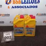 LOTE 002 - 04 ADITIVOS PLASTIFICANTE PARA ARGAMASSA DE ASSENTAMENTO E REBOCO COM 3,6L MARCA SIKA.  (NO ESTADO) ATENÇÃO! FAZER A VISITAÇÃO ANTES DE ARREMATAR, NÃO SABEMOS SE FUNCIONA. LEILÃO NÃO TEM GARANTIA E NEM DEVOLUÇÃO, SUJEITO A POSSÍVEIS AVARIAS VISÍVEIS/OCULTAS E/OU AUSÊNCIA DE COMPONENTES.