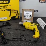 LOTE 380 - FURADEIRA DE IMPACTO 220V 500W ACESSÓRIOS RÉGUA DE POSICIONAMENTO CHAVE E ALÇA . (NO ESTADO) ATENÇÃO! FAZER A VISITAÇÃO ANTES DE ARREMATAR, NÃO SABEMOS SE FUNCIONA, LEILÃO NÃO TEM GARANTIA E NEM DEVOLUÇÃO, SUJEITO A POSSÍVEIS AVARIAS VISÍVEIS/OCULTAS E/OU AUSÊNCIA DE COMPONENTES.