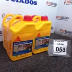 LOTE 053 - 04 CHAPISCOS PLUS COM 3,6L MARCA SIKA.   (NO ESTADO) ATENÇÃO! FAZER A VISITAÇÃO ANTES DE ARREMATAR, NÃO SABEMOS SE FUNCIONA. LEILÃO NÃO TEM GARANTIA E NEM DEVOLUÇÃO, SUJEITO A POSSÍVEIS AVARIAS VISÍVEIS/OCULTAS E/OU AUSÊNCIA DE COMPONENTES.