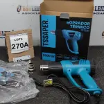 LOTE 270 - SOPRADOR TÉRMICO 220V DUAS VELOCIDADES 1BICO 2000W. (NO ESTADO) ATENÇÃO! FAZER A VISITAÇÃO ANTES DE ARREMATAR, NÃO SABEMOS SE FUNCIONA, LEILÃO NÃO TEM GARANTIA E NEM DEVOLUÇÃO, SUJEITO A POSSÍVEIS AVARIAS VISÍVEIS/OCULTAS E/OU AUSÊNCIA DE COMPONENTES. 