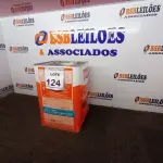 LOTE 124 - 01 LATA DE TINTA BASE C DELANIL IQUINE 18 L. (NO ESTADO) ATENÇÃO! FAZER A VISITAÇÃO ANTES DE ARREMATAR, NÃO SABEMOS SE FUNCIONA. LEILÃO NÃO TEM GARANTIA E NEM DEVOLUÇÃO, SUJEITO A POSSÍVEIS AVARIAS VISÍVEIS/OCULTAS E/OU AUSÊNCIA DE COMPONENTES.