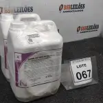 LOTE 067 - 02 REMOVEDORES DE CERA E ACABAMENTOS COM 5L CADA. (NO ESTADO) ATENÇÃO! FAZER A VISITAÇÃO ANTES DE ARREMATAR, NÃO SABEMOS SE FUNCIONA. LEILÃO NÃO TEM GARANTIA E NEM DEVOLUÇÃO, SUJEITO A POSSÍVEIS AVARIAS VISÍVEIS/OCULTAS E/OU AUSÊNCIA DE COMPONENTES.