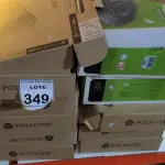 LOTE 349 - 01 LOTE COM DIVERSOS APARELHOS PARA VÍDEO CONFERENCIA. (NO ESTADO) ATENÇÃO! FAZER A VISITAÇÃO ANTES DE ARREMATAR, NÃO SABEMOS SE FUNCIONA, LEILÃO NÃO TEM GARANTIA E NEM DEVOLUÇÃO, SUJEITO A POSSÍVEIS AVARIAS VISÍVEIS/OCULTAS E/OU AUSÊNCIA DE COMPONENTES.