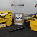 LOTE 045 - SOPRADOR  E ASPIRADOR ELÉTRICO 220V 700W 13600RPM. (NO ESTADO) ATENÇÃO! FAZER A VISITAÇÃO ANTES DE ARREMATAR, NÃO SABEMOS SE FUNCIONA, LEILÃO NÃO TEM GARANTIA E NEM DEVOLUÇÃO, SUJEITO A POSSÍVEIS AVARIAS VISÍVEIS/OCULTAS E/OU AUSÊNCIA DE COMPONENTES. 
