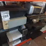 LOTE 289 - 06 IMPRESSORAS DE MARCAS E MODELOS DIVERSOS. (NO ESTADO) ATENÇÃO! FAZER A VISITAÇÃO ANTES DE ARREMATAR, NÃO SABEMOS SE FUNCIONA, LEILÃO NÃO TEM GARANTIA E NEM DEVOLUÇÃO, SUJEITO A POSSÍVEIS AVARIAS VISÍVEIS/OCULTAS E/OU AUSÊNCIA DE COMPONENTES.