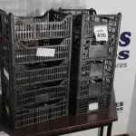 LOTE 430 - 10 CESTAS ORGANIZADORAS. (NO ESTADO) ATENÇÃO! FAZER A VISITAÇÃO ANTES DE ARREMATAR, NÃO SABEMOS SE FUNCIONA, LEILÃO NÃO TEM GARANTIA E NEM DEVOLUÇÃO, SUJEITO A POSSÍVEIS AVARIAS VISÍVEIS/OCULTAS E/OU AUSÊNCIA DE COMPONENTES.