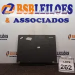 LOTE 262 - 01 NOTEBOOK MARCA LENOVO. (NO ESTADO) ATENÇÃO! FAZER A VISITAÇÃO ANTES DE ARREMATAR, NÃO SABEMOS SE FUNCIONA, LEILÃO NÃO TEM GARANTIA E NEM DEVOLUÇÃO, SUJEITO A POSSÍVEIS AVARIAS VISÍVEIS/OCULTAS E/OU AUSÊNCIA DE COMPONENTES.