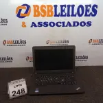 LOTE 248 - 01 NOTEBOOK MARCA LENOVO. (NO ESTADO) ATENÇÃO! FAZER A VISITAÇÃO ANTES DE ARREMATAR, NÃO SABEMOS SE FUNCIONA, LEILÃO NÃO TEM GARANTIA E NEM DEVOLUÇÃO, SUJEITO A POSSÍVEIS AVARIAS VISÍVEIS/OCULTAS E/OU AUSÊNCIA DE COMPONENTES.