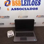 LOTE 247 - 01 NOTEBOOK MARCA DELL. (NO ESTADO) ATENÇÃO! FAZER A VISITAÇÃO ANTES DE ARREMATAR, NÃO SABEMOS SE FUNCIONA, LEILÃO NÃO TEM GARANTIA E NEM DEVOLUÇÃO, SUJEITO A POSSÍVEIS AVARIAS VISÍVEIS/OCULTAS E/OU AUSÊNCIA DE COMPONENTES.