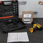 LOTE 400 - PARAFUSADEIRA   BTEK 12V COM MALETA E ACESSÓRIOS. (NO ESTADO) ATENÇÃO! FAZER A VISITAÇÃO ANTES DE ARREMATAR, NÃO SABEMOS SE FUNCIONA, LEILÃO NÃO TEM GARANTIA E NEM DEVOLUÇÃO, SUJEITO A POSSÍVEIS AVARIAS VISÍVEIS/OCULTAS E/OU AUSÊNCIA DE COMPONENTES. 