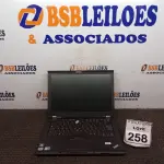 LOTE 258 - 01 NOTEBOOK MARCA LENOVO. (NO ESTADO) ATENÇÃO! FAZER A VISITAÇÃO ANTES DE ARREMATAR, NÃO SABEMOS SE FUNCIONA, LEILÃO NÃO TEM GARANTIA E NEM DEVOLUÇÃO, SUJEITO A POSSÍVEIS AVARIAS VISÍVEIS/OCULTAS E/OU AUSÊNCIA DE COMPONENTES.