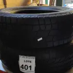 LOTE 401 - 02 PNEUS MEIA VIDA 205/60 ARO16. (NO ESTADO) ATENÇÃO! FAZER A VISITAÇÃO ANTES DE ARREMATAR, NÃO SABEMOS SE FUNCIONA. LEILÃO NÃO TEM GARANTIA E NEM DEVOLUÇÃO, SUJEITO A POSSÍVEIS AVARIAS VISÍVEIS/OCULTAS E/OU AUSÊNCIA DE COMPONENTES.
