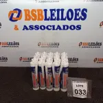 LOTE 033 - 20 ADESIVOS DE SILICONE NEUTRO INCOLOR COM 280ML MARCA OBRIVED.  (NO ESTADO) ATENÇÃO! FAZER A VISITAÇÃO ANTES DE ARREMATAR, NÃO SABEMOS SE FUNCIONA. LEILÃO NÃO TEM GARANTIA E NEM DEVOLUÇÃO, SUJEITO A POSSÍVEIS AVARIAS VISÍVEIS/OCULTAS E/OU AUSÊNCIA DE COMPONENTES.