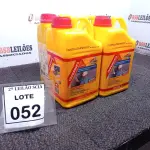 LOTE 052 - 04 ADITIVOS PLASTIFICANTE PARA ARGAMASSA DE ASSENTAMENTO E REBOCO COM 3,6L MARCA SIKA.  (NO ESTADO) ATENÇÃO! FAZER A VISITAÇÃO ANTES DE ARREMATAR, NÃO SABEMOS SE FUNCIONA. LEILÃO NÃO TEM GARANTIA E NEM DEVOLUÇÃO, SUJEITO A POSSÍVEIS AVARIAS VISÍVEIS/OCULTAS E/OU AUSÊNCIA DE COMPONENTES.