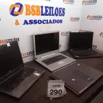 LOTE 290 - 04 NOTEBOOKS DE MARCA E MODELOS DIVERSOS PARA RETIRADA DE PEÇAS. (NO ESTADO) ATENÇÃO! FAZER A VISITAÇÃO ANTES DE ARREMATAR, NÃO SABEMOS SE FUNCIONA, LEILÃO NÃO TEM GARANTIA E NEM DEVOLUÇÃO, SUJEITO A POSSÍVEIS AVARIAS VISÍVEIS/OCULTAS E/OU AUSÊNCIA DE COMPONENTES.