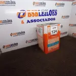 LOTE 124 - 01 LATA DE TINTA BASE C DELANIL IQUINE 18 L. (NO ESTADO) ATENÇÃO! FAZER A VISITAÇÃO ANTES DE ARREMATAR, NÃO SABEMOS SE FUNCIONA. LEILÃO NÃO TEM GARANTIA E NEM DEVOLUÇÃO, SUJEITO A POSSÍVEIS AVARIAS VISÍVEIS/OCULTAS E/OU AUSÊNCIA DE COMPONENTES.