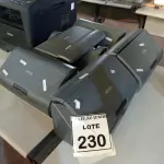 LOTE 230 - 05 SCANNERS MARCA EPSON. (NO ESTADO) ATENÇÃO! FAZER A VISITAÇÃO ANTES DE ARREMATAR, NÃO SABEMOS SE FUNCIONA, LEILÃO NÃO TEM GARANTIA E NEM DEVOLUÇÃO, SUJEITO A POSSÍVEIS AVARIAS VISÍVEIS/OCULTAS E/OU AUSÊNCIA DE COMPONENTES.