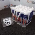 LOTE 019 - 20 ADESIVOS DE SILICONE NEUTRO INCOLOR COM 280ML MARCA OBRIVED.  (NO ESTADO) ATENÇÃO! FAZER A VISITAÇÃO ANTES DE ARREMATAR, NÃO SABEMOS SE FUNCIONA. LEILÃO NÃO TEM GARANTIA E NEM DEVOLUÇÃO, SUJEITO A POSSÍVEIS AVARIAS VISÍVEIS/OCULTAS E/OU AUSÊNCIA DE COMPONENTES.