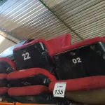 LOTE 135 - 12 POLTRONAS DE AUDITÓRIO NA COR VERMELHA. (NO ESTADO) ATENÇÃO! FAZER A VISITAÇÃO ANTES DE ARREMATAR, NÃO SABEMOS SE FUNCIONA. LEILÃO NÃO TEM GARANTIA E NEM DEVOLUÇÃO, SUJEITO A POSSÍVEIS AVARIAS VISÍVEIS/OCULTAS E/OU AUSÊNCIA DE COMPONENTES.