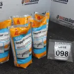 LOTE 098 - 05 IMPERMEABILIZANTES PARA TRATAMENTO DE PAREDE COM 1L MARCA SIKA. (NO ESTADO) ATENÇÃO! FAZER A VISITAÇÃO ANTES DE ARREMATAR, NÃO SABEMOS SE FUNCIONA. LEILÃO NÃO TEM GARANTIA E NEM DEVOLUÇÃO, SUJEITO A POSSÍVEIS AVARIAS VISÍVEIS/OCULTAS E/OU AUSÊNCIA DE COMPONENTES.
