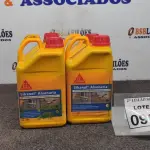 LOTE 090 - 04 ADITIVOS PLASTIFICANTE PARA ARGAMASSA DE ASSENTAMENTO E REBOCO COM 3,6L MARCA SIKA.  (NO ESTADO) ATENÇÃO! FAZER A VISITAÇÃO ANTES DE ARREMATAR, NÃO SABEMOS SE FUNCIONA. LEILÃO NÃO TEM GARANTIA E NEM DEVOLUÇÃO, SUJEITO A POSSÍVEIS AVARIAS VISÍVEIS/OCULTAS E/OU AUSÊNCIA DE COMPONENTES.