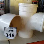 01 TÊ DE ESGOTO DN 200MM E 01 JOELHO ESGOTO DN 200MM. (NO ESTADO) ATENÇÃO! FAZER A VISITAÇÃO ANTES DE ARREMATAR, NÃO SABEMOS SE FUNCIONA. LEILÃO NÃO TEM GARANTIA E NEM DEVOLUÇÃO, SUJEITO A POSSÍVEIS AVARIAS VISÍVEIS/OCULTAS E/OU AUSÊNCIA DE COMPONENTES.