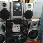 LOTE 088 - 02 APARELHOS DE SOM SENDO 01 MARCA PANASONIC E 01 MARCA PHILCO. (NO ESTADO) ATENÇÃO! FAZER A VISITAÇÃO ANTES DE ARREMATAR, NÃO SABEMOS SE FUNCIONA. LEILÃO NÃO TEM GARANTIA E NEM DEVOLUÇÃO, SUJEITO A POSSÍVEIS AVARIAS VISÍVEIS/OCULTAS E/OU AUSÊNCIA DE COMPONENTES.
