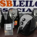 LOTE 168 - 04 FRITADEIRAS DE AR MARCA MONDIAL 110V. (NO ESTADO) ATENÇÃO! FAZER A VISITAÇÃO ANTES DE ARREMATAR, NÃO SABEMOS SE FUNCIONA. LEILÃO NÃO TEM GARANTIA E NEM DEVOLUÇÃO, SUJEITO A POSSÍVEIS AVARIAS VISÍVEIS/OCULTAS E/OU AUSÊNCIA DE COMPONENTES.
